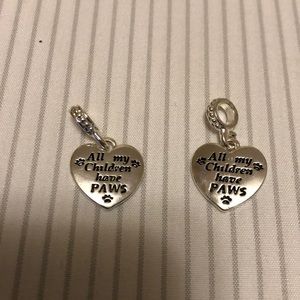 New All my children have Paws Charm